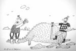 Выставка антиохотничьей карикатуры