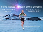 Веганка 
                    и давний друг "Виты" Фиона Оукс - Королева Экстрима: 
                    победы в марафонах на Северном полюсе и в Антарктиде!